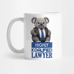 Just a Highly Koalified Lawyer Koala Mug